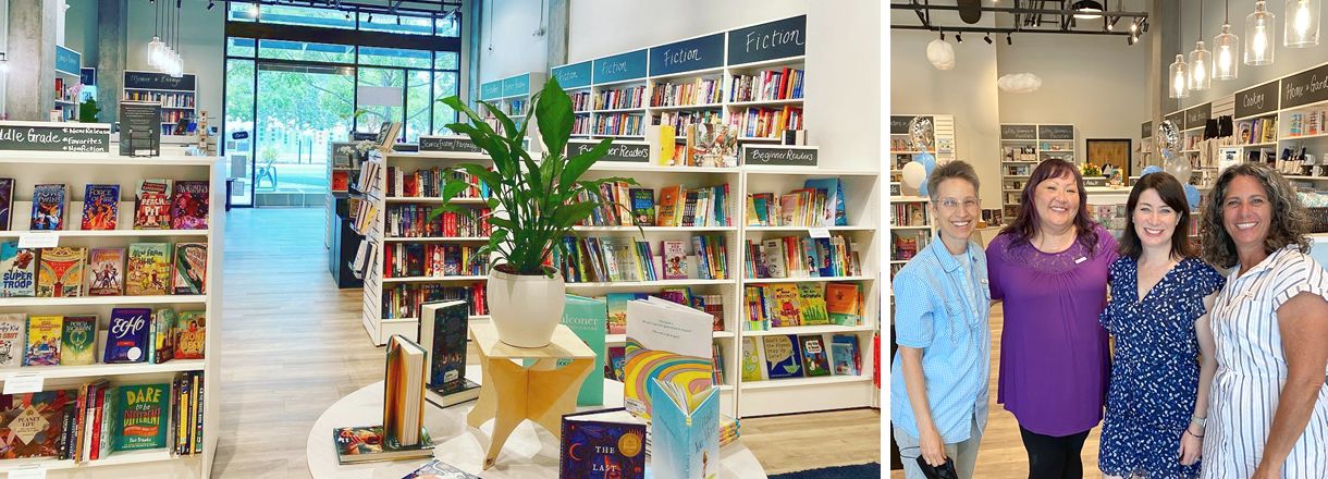 Banter Bookshop retail buildout interior
