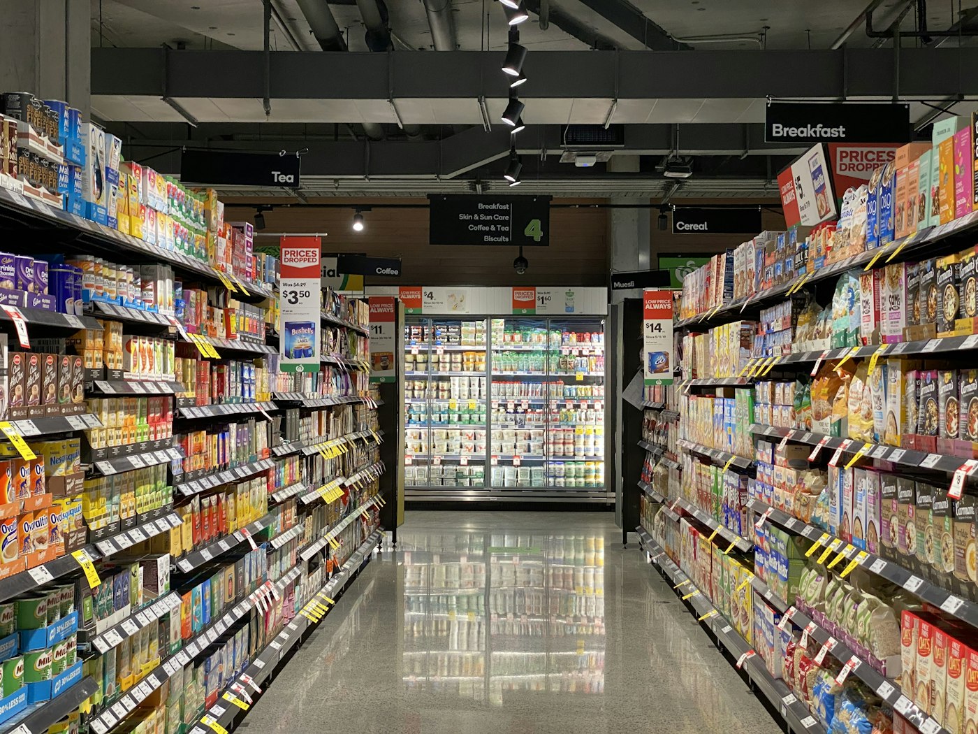 Retail store interior buildout